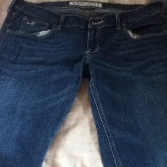 Dark blue hollister jeans