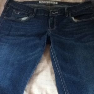 Dark blue hollister jeans