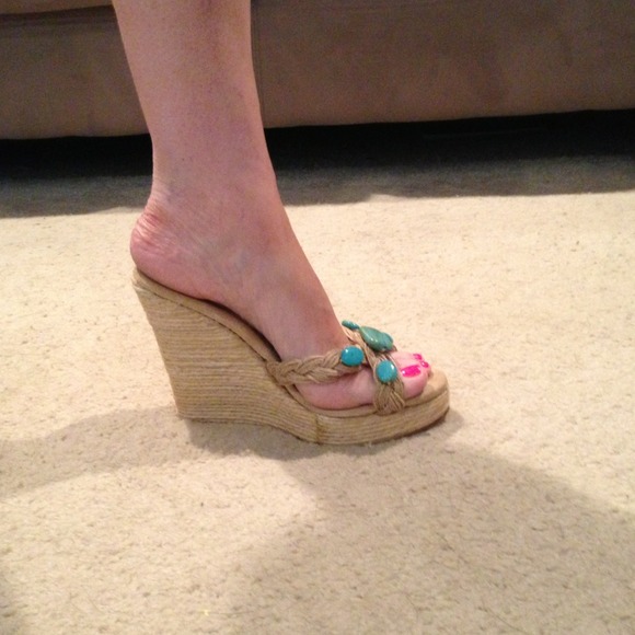 NWOT Michael Kors espadrille wedges