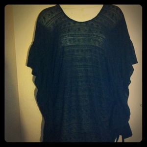 A black lace top