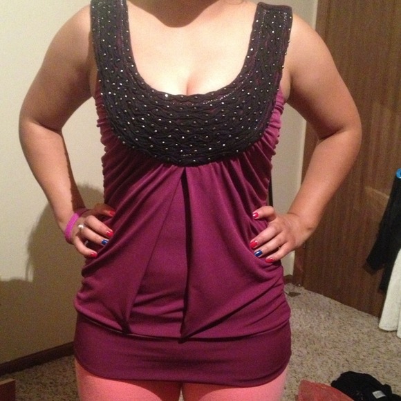 XSmall beaded top
