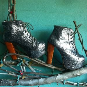 Jeffrey Campbell glitter lita