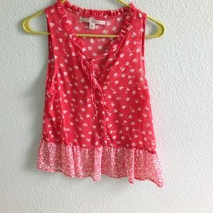 Sold 🌻 Cute Floral Chiffon Blouse