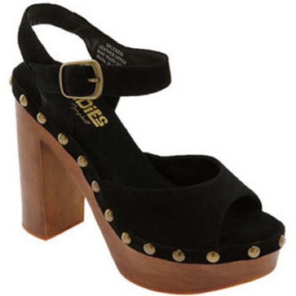 ❗Sold/bundle❗Jeffrey Campbell woodies (black suede