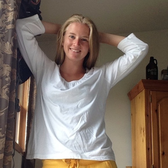 Donated! White Three Quarter Length Shirt - Picture 2 of 4