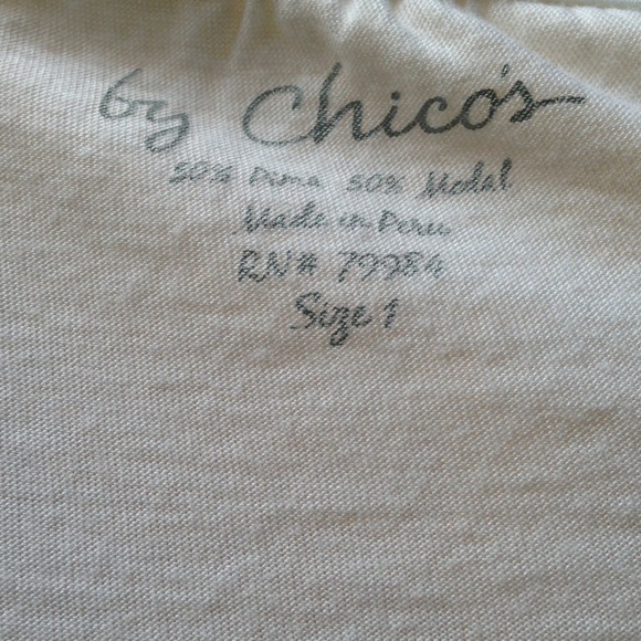 Donated! White Three Quarter Length Shirt - Picture 4 of 4