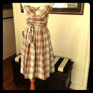 Sale $25 Trina Turk plaid dress