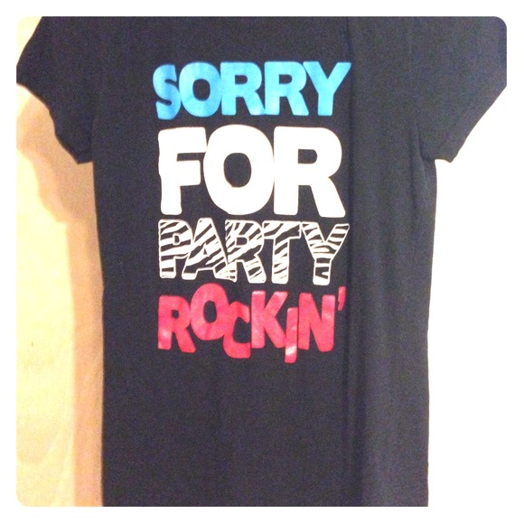 "Sorry For Party Rocking"LMFAO Tshirt