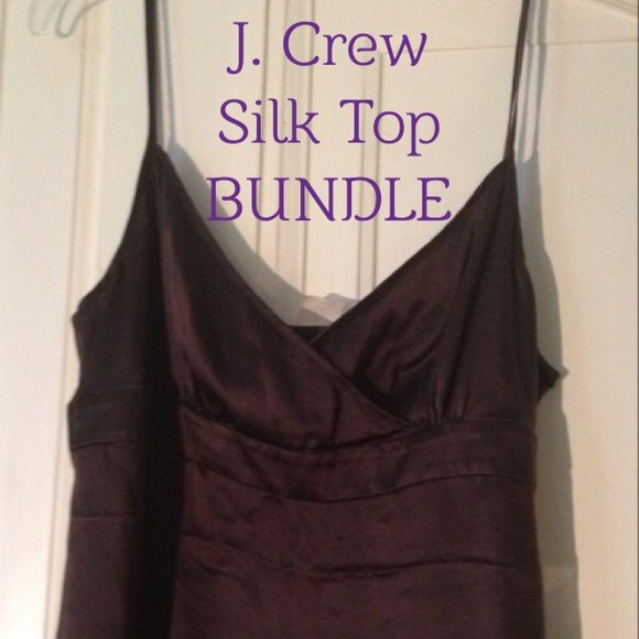 🎉Reduced🎉Bundle! J Crew silk tops