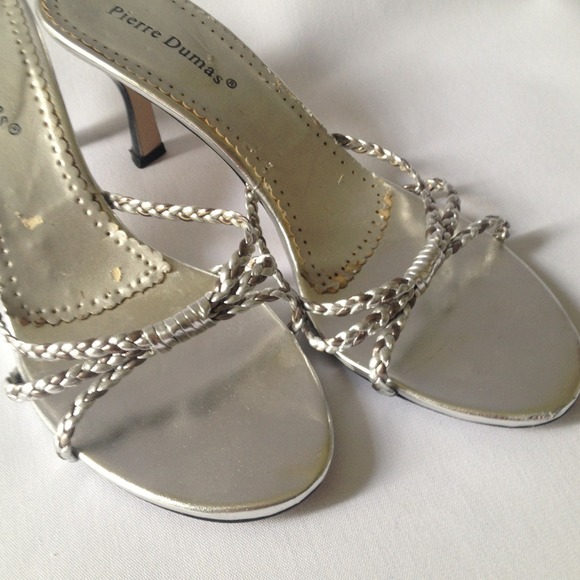 ⚡Silver & Pewter Braided Sandals⚡