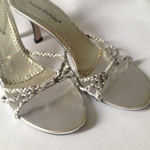 ⚡Silver & Pewter Braided Sandals⚡