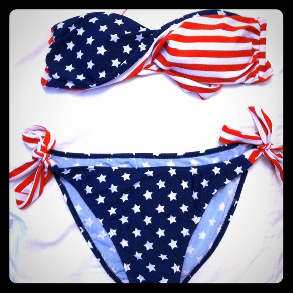 💥REDUCED💥American Flag bathing suit
