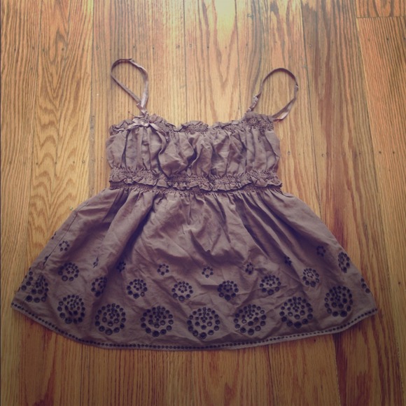 Juicy Couture Eyelet top M NWT