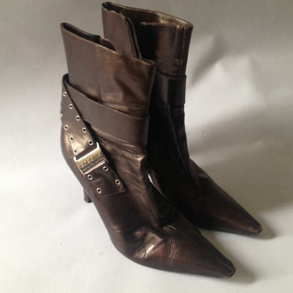 BCBG Bronze Brown Boots