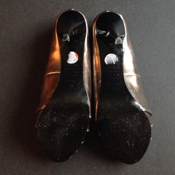 Zara warm silver heels - Picture 3 of 4