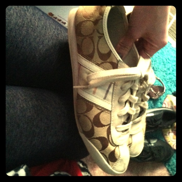Coach shoes.Got from a friend Too small Size 8 1/2