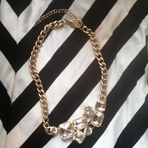 Bulky Gold/Diamond Necklace