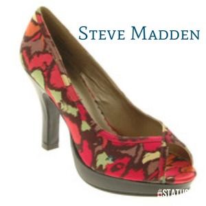 🎉Reduced🎉 Madden Girl floral peep toe pumps