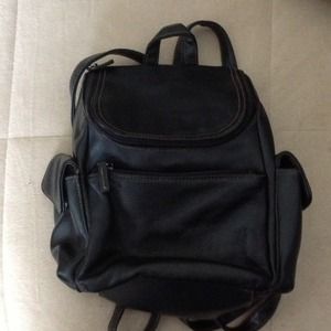 Black backpack bag