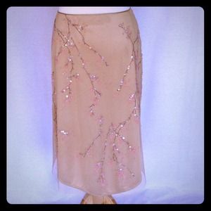 BCBG embellished tulle skirt
