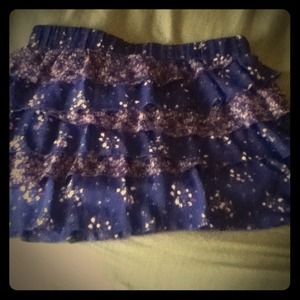 Adorable layered-look summer skirt!