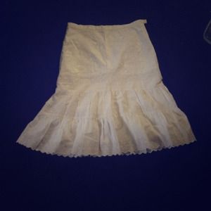 White skirt