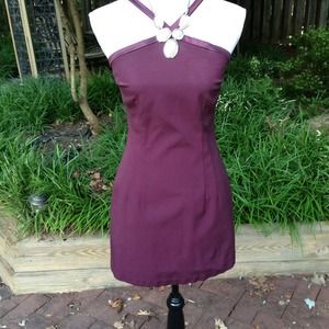 REDUCED WORN Once SEXY Plum Dress from Cache.
