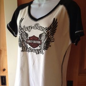 SOLD in bundle. Harley Davidson top, like new.