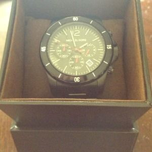 Michael Kors Stainless Steel black watch