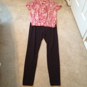 SOLD OFF LINE Chocolate colored leggings