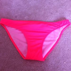 Coral bikini bottoms