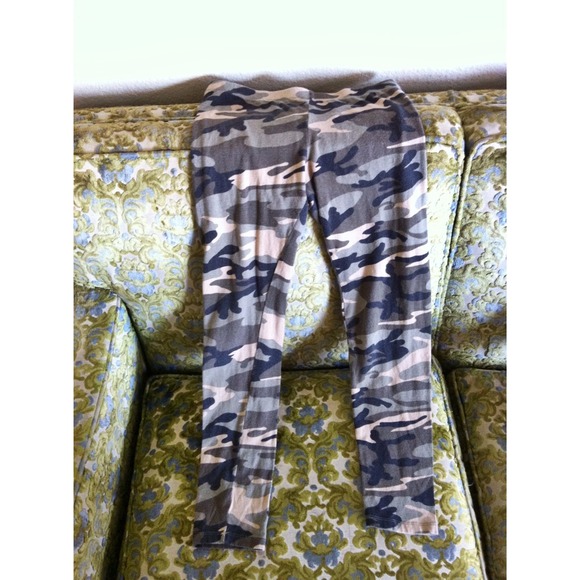 Forever 21 Camouflage Footless Leggings