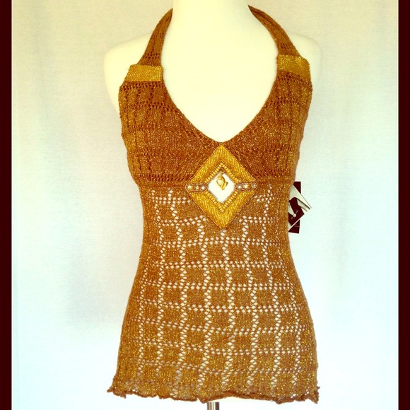 Baby Phat Tops - Sexy halter sleeveless top