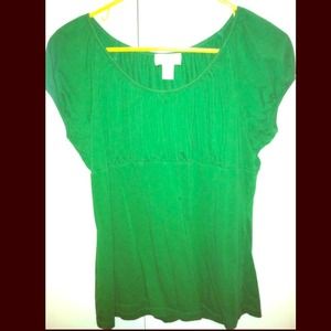 Green Dress LOFT shirt