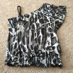 Animal Print Dressy Shirt