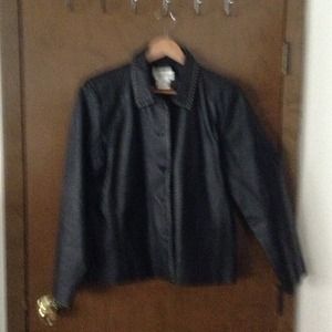 Black leather jacket never worn