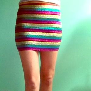 Rainbow Halloween Skirt!