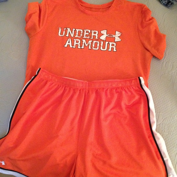 Under Armour Shirt/Shorts Set - Orange