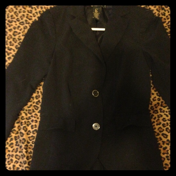 Black Long Sleeve Blazer sz M - Picture 1 of 2