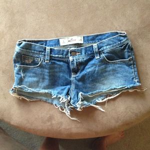 Hollister jean shorts