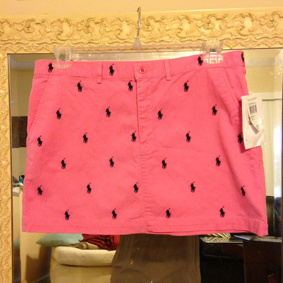 Ralph Lauren Dresses & Skirts - ON HOLDHot Pink Ralph Lauren Mini skirt NWT!sz 12