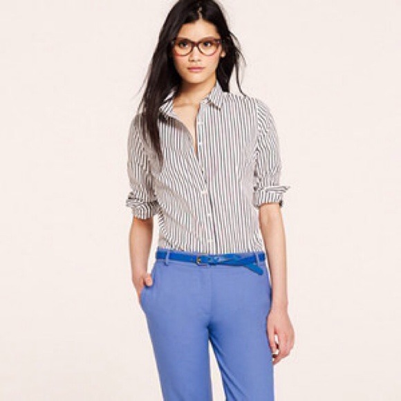 SOLD -  Host Pick  J. Crew Gray Striped Shirt