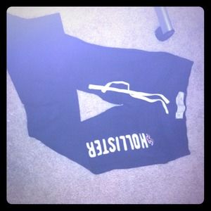 Dark blue Hollister sweats