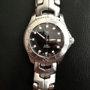 Tag Heuer Link Black Diamond Dial