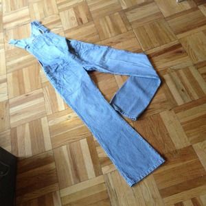 Denim overalls