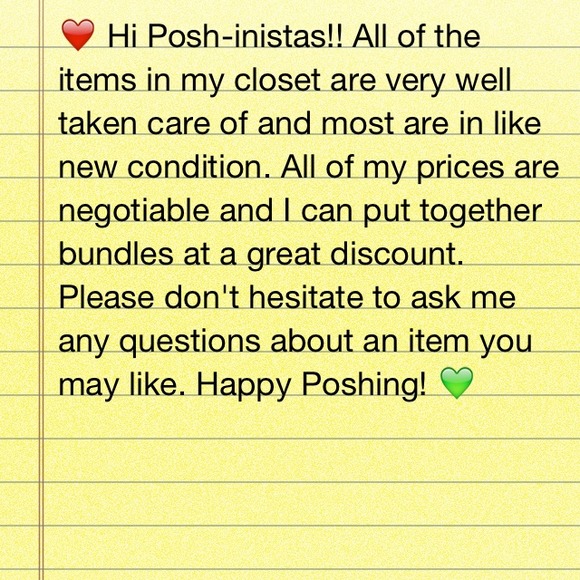 Happy Poshing!!!!