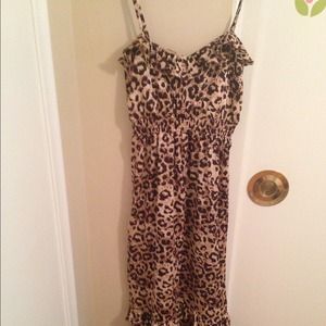 Cheetah Print Brand New Maxi Dress