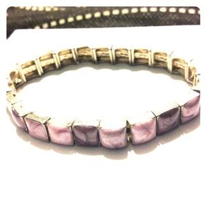 Purple stretch bracelet