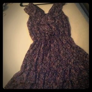 Ruffled Floral Dress