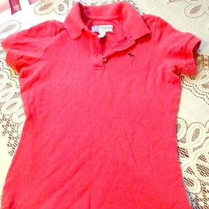 Pink polo style Abercrombie & Fitch